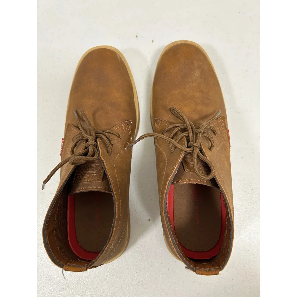 Levis Mens Brown Synthetic Leather Chukka‎ Boots Size 9 518815DKTN-MENS